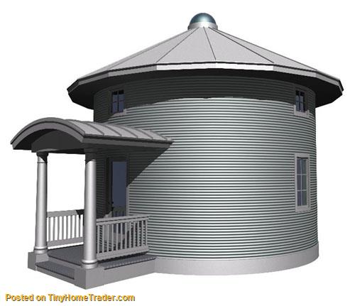 Grain Bin Cabin - House Plans : Silo & Grain Bin Home Plans